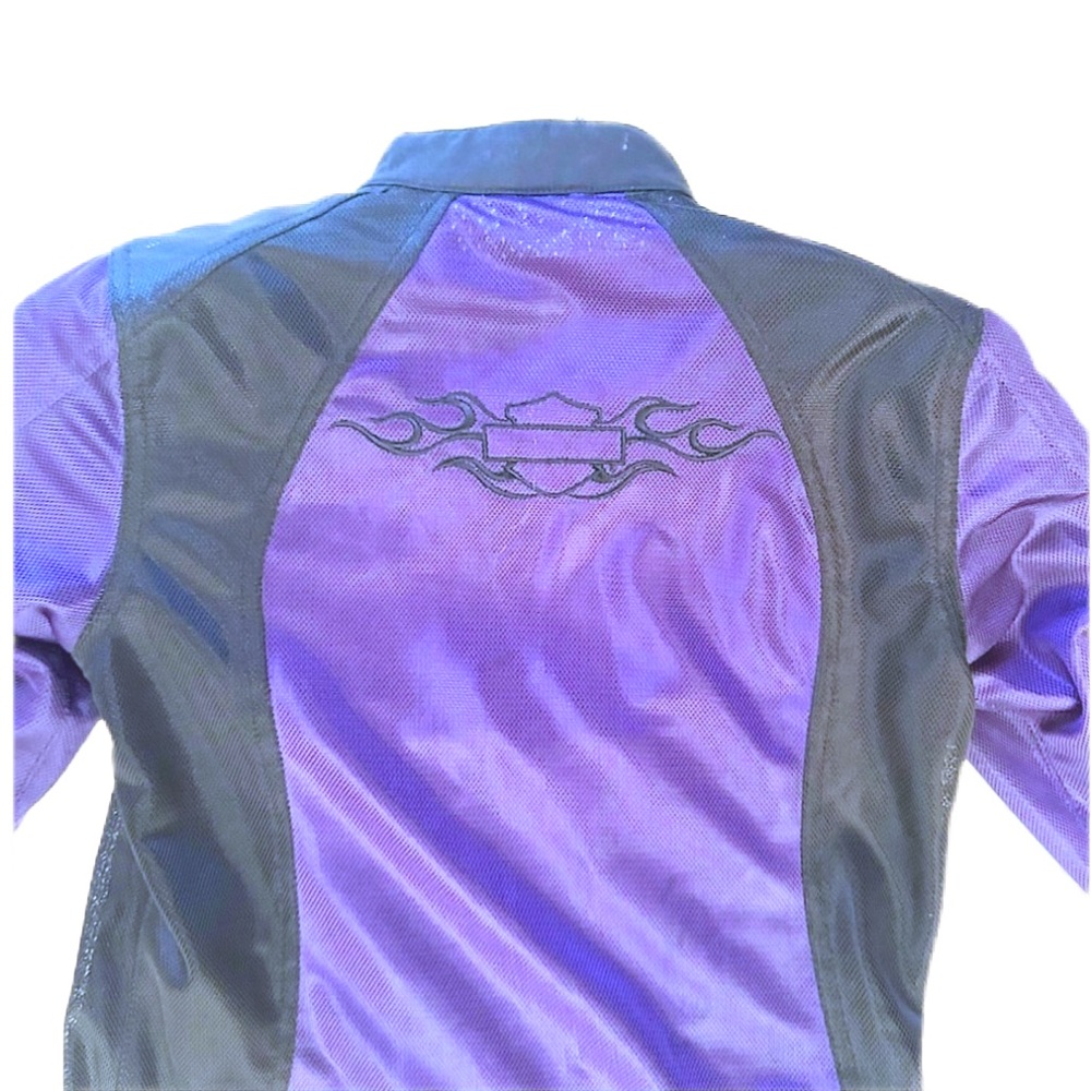 Harley-Davidson Black and Purple Riding Jacket